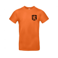 Oranje T-shirt Wapenschild Zwart